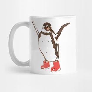 Penguin in wellies Mug